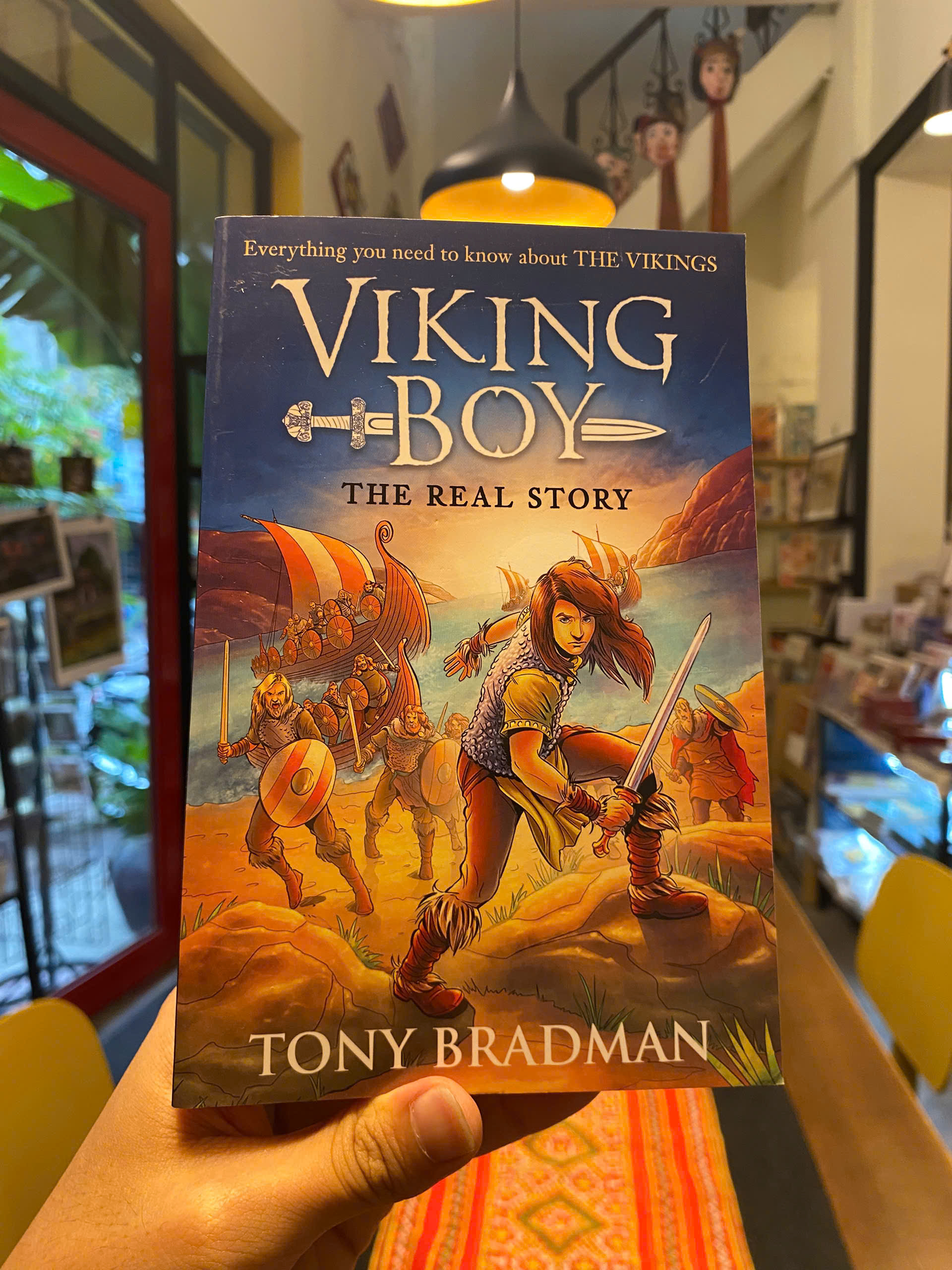 Sách - Viking Boy: the Real Story: Everything you need to know about the Vikings by Tony Bradman