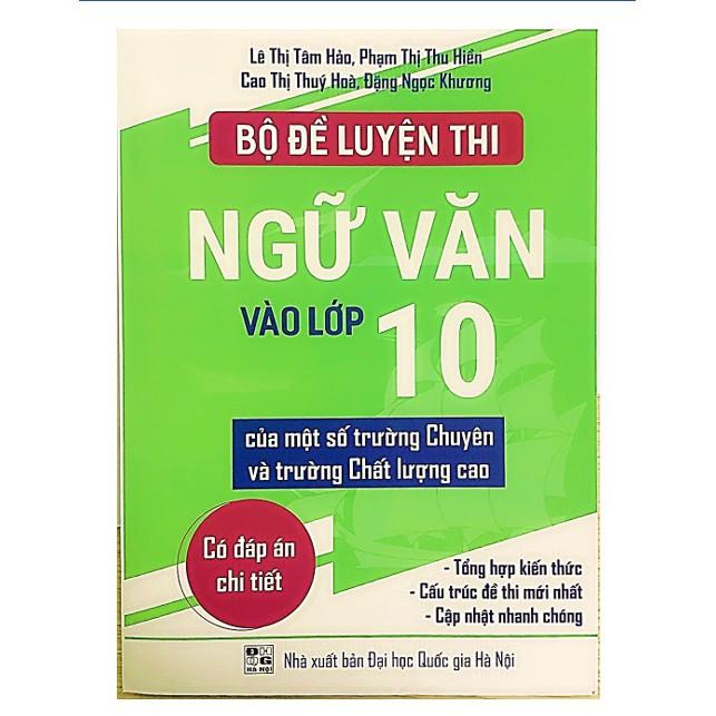 Sách - Combo Tuyển chọn đề thi toán vào lớp 10 và Bộ đề luyện thi Ngữ Văn vào lớp 10