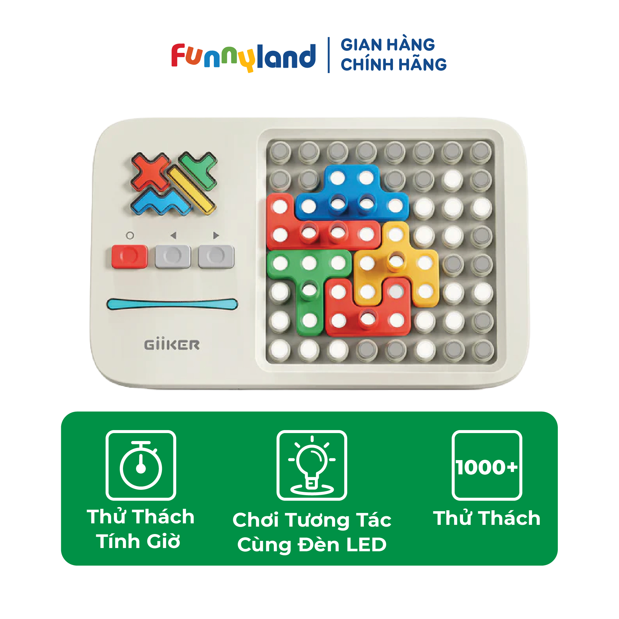 Đồ chơi ghép hình thông minh Giiker Super Blocks