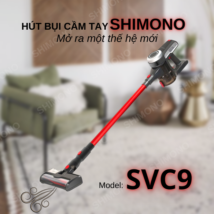 Hút bụi cầm tay SHIMONO SVC9 - Hàng chính hãng