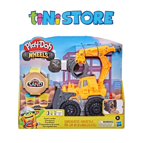 Bộ đồ chơi đất nặn xe công trường kèm cát động lực Play-Doh