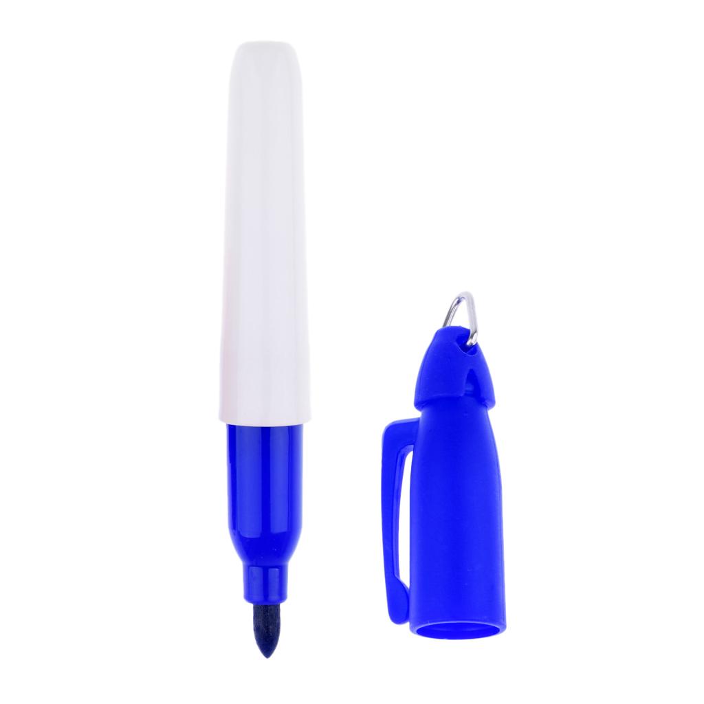 2xUniversal Golf Ball Line Marker Pen Drawing Golf Training Accessories Blue