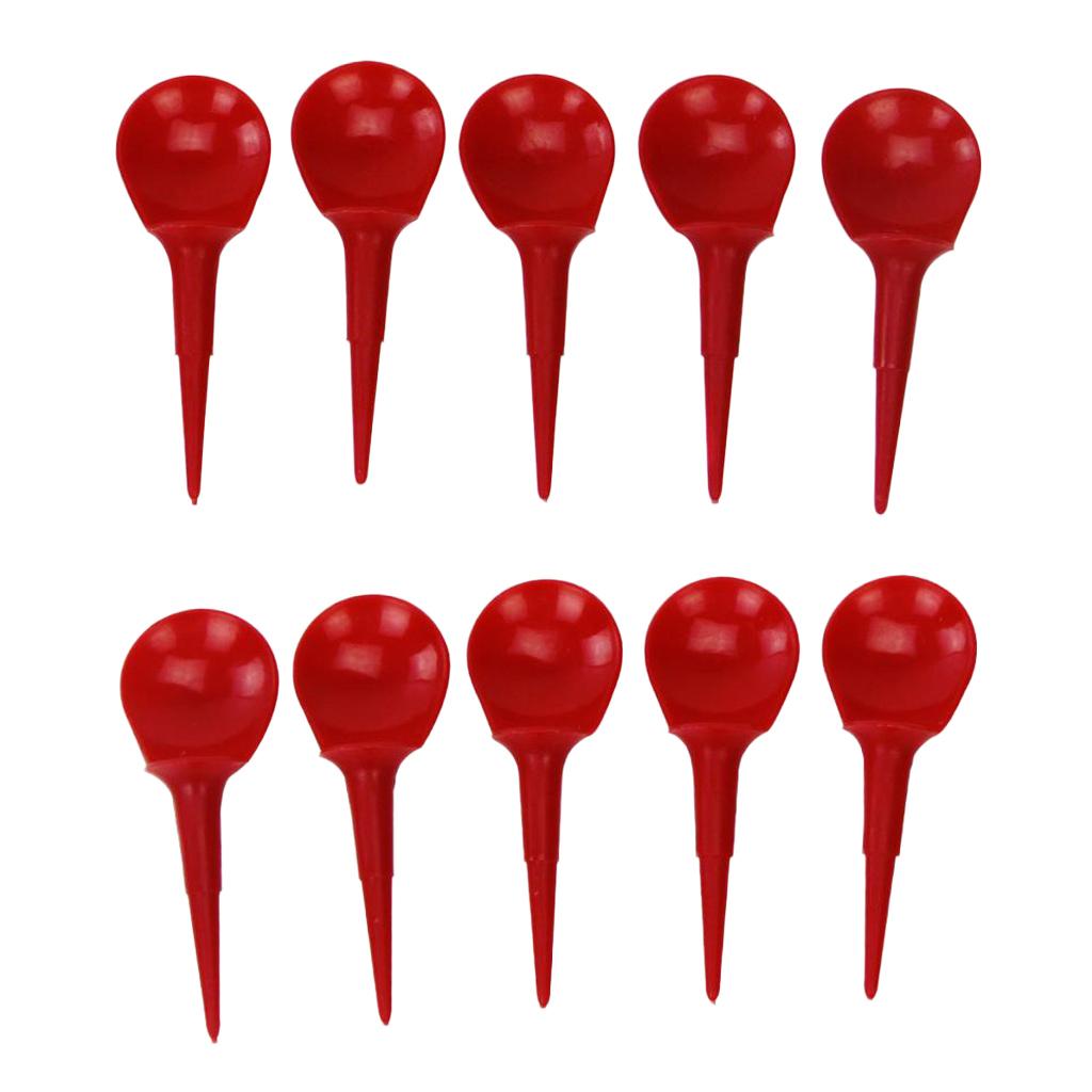 4x10 Pieces Plastic Novelty Anti-Slice Golf Tees Chair Tees Divot Tools Red