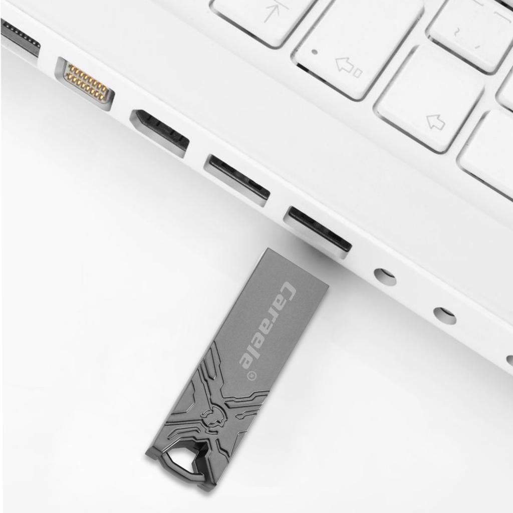 High Speed USB 2.0 Flash Drive Stylish Design for PC Computer Grey 8GB