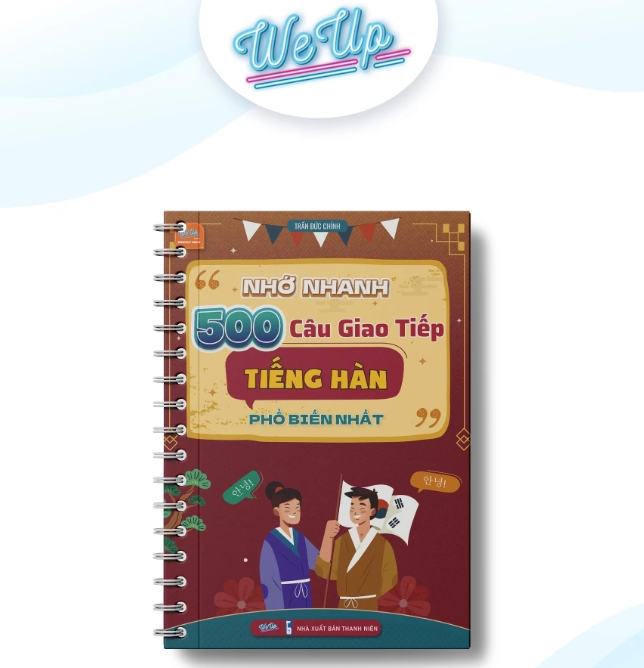 Sách Nhớ nhanh 500 câu giao tiếp tiếng Hàn phổ biến nhất