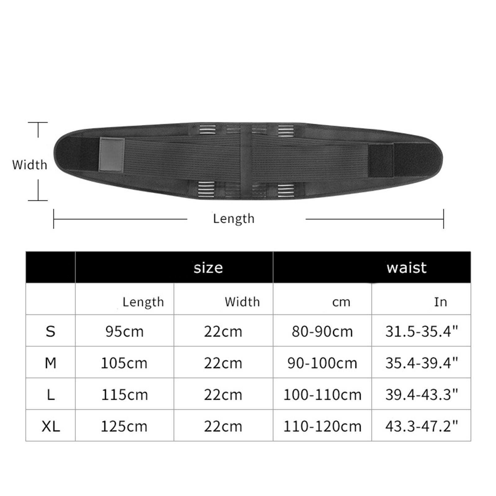 Waist Support Belt Back Brace Weight Lifting Belts Lower Back Support for Sciatica