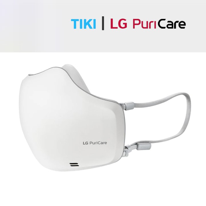 Khẩu trang lọc khí LG PuriCare thế hệ 2 [MÀU TRẮNG] lọc bụi mịn 2.5 PM AP551AWFA Hàng chính hãng / Hàng nhập khẩu