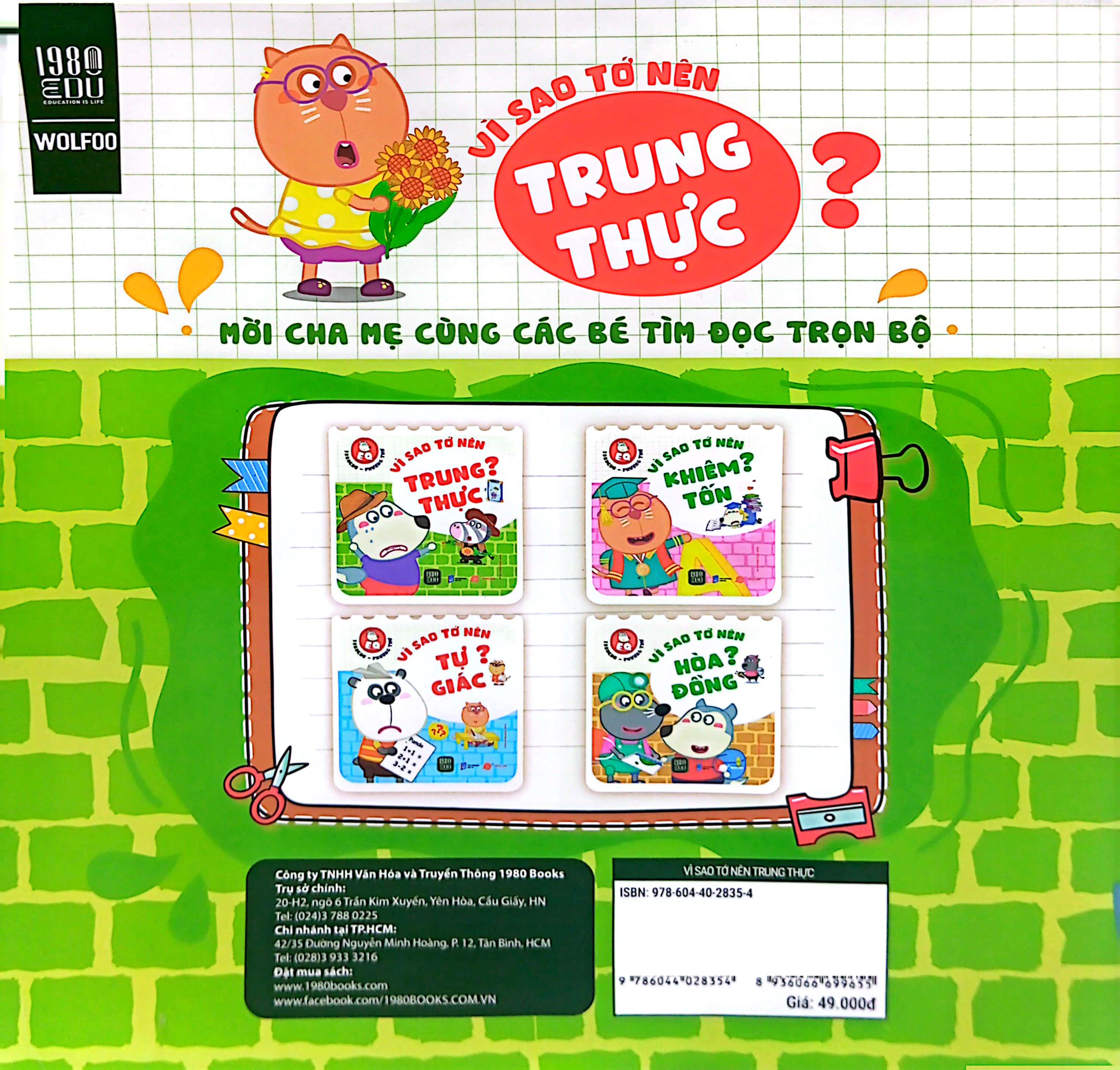 Sách - Wolfoo EQ - Vì Sao Tớ Nên Trung Thực