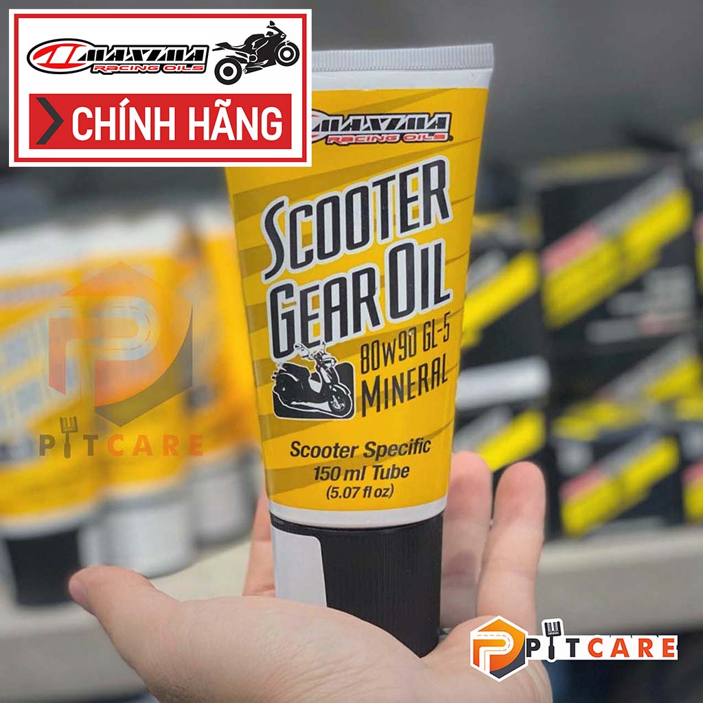 Nhớt hộp số xe tay ga Maxima Scooter Gear Oil 80W90 150ml