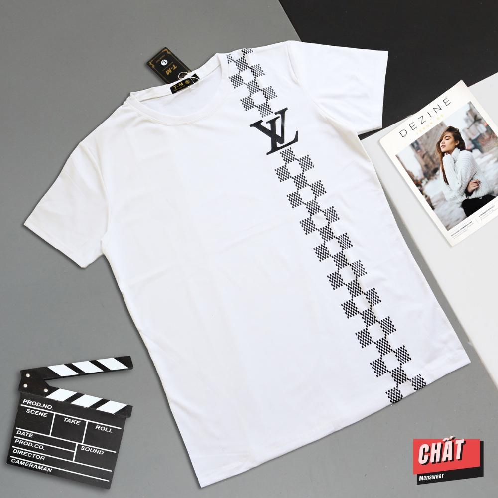 Áo Thun Nam Ngắn Tay, Chất Cotton, Phối Tay Đỏ Co Giãn 4 Chiều.