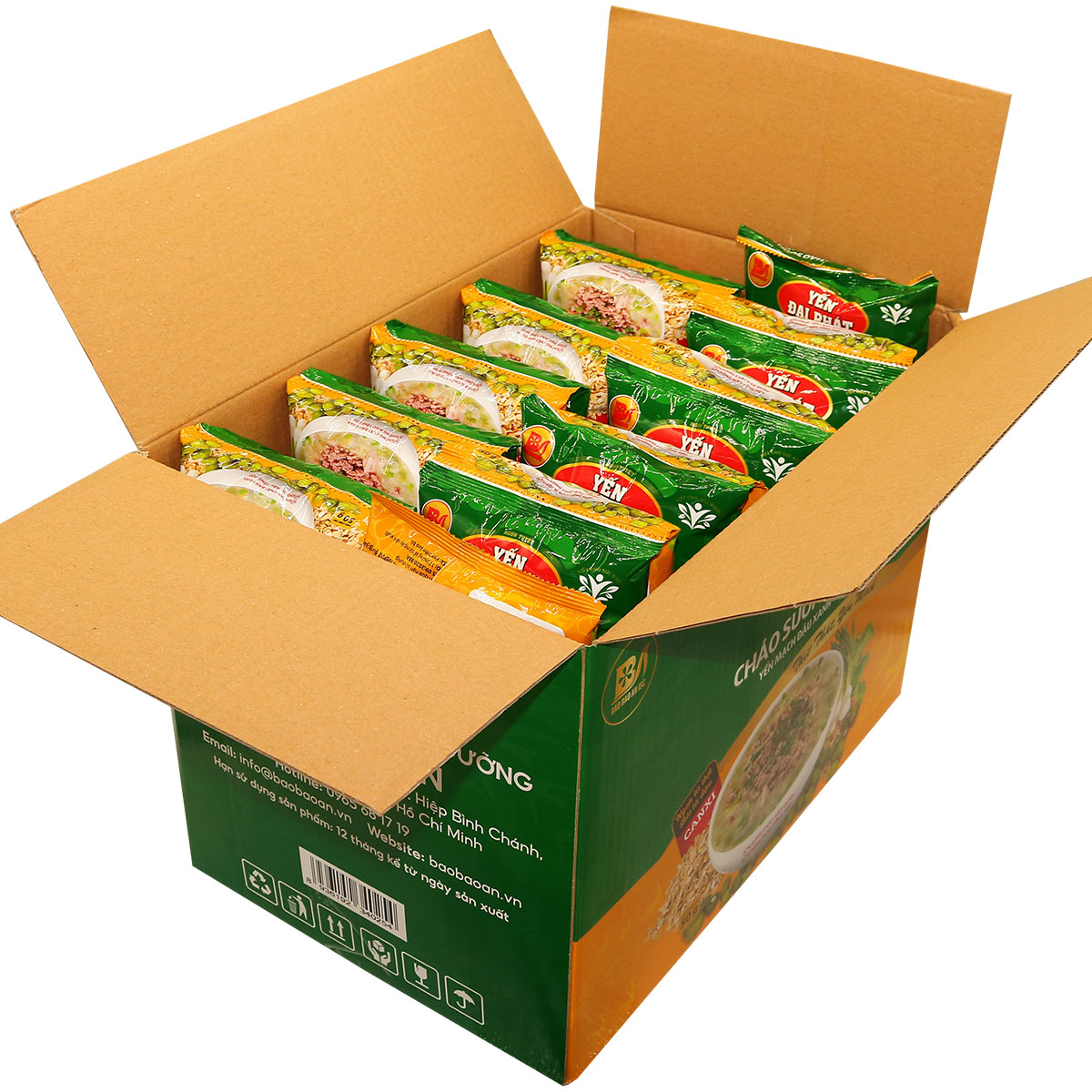 Cháo Sườn Non Yến Mạch Đậu Xanh - Yến Đại Phát, , thịt thật, yến mạch ngon, đậm đà hương vị