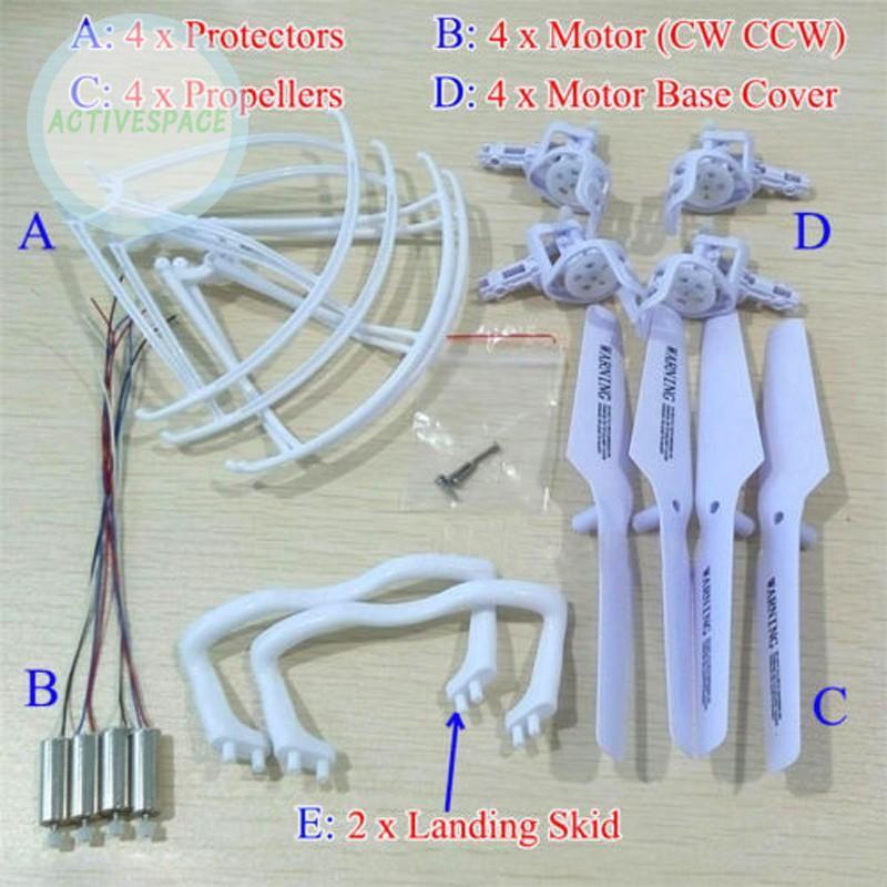 Bộ Phụ Kiện Thay Thế Cho Syma X5 X5C Rc Drone Quadcopter