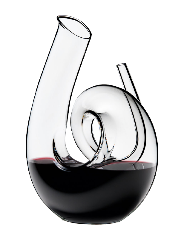 Bình thở rượu vang - RIEDEL Decanter Curly Clear RQ