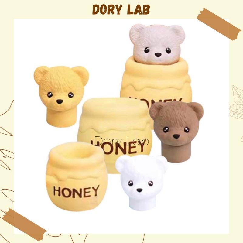 Nến Thơm Honey Bear Cute Handmade, Quà Tặng Độc Đáo - Dory Lab