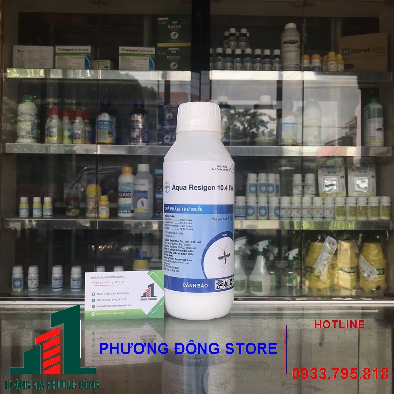 Thuốc diệt muỗi và côn trùng Aqua Resigen 10.4EW-1 lít