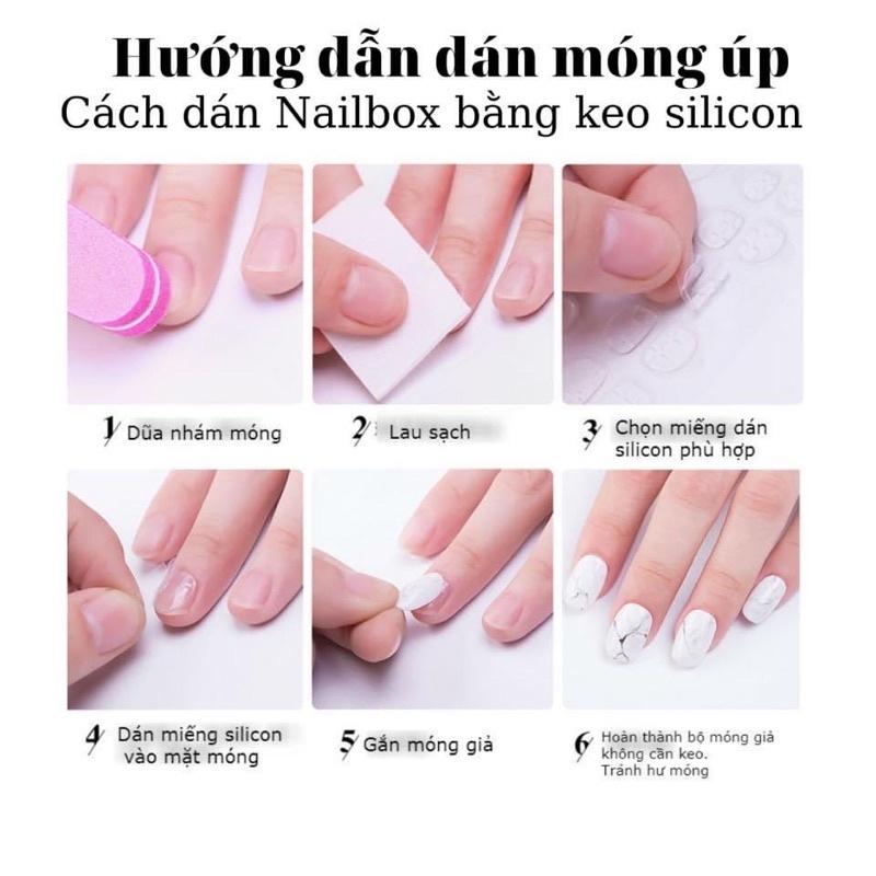Nail Box móng úp thiết kế kèm keo dũa