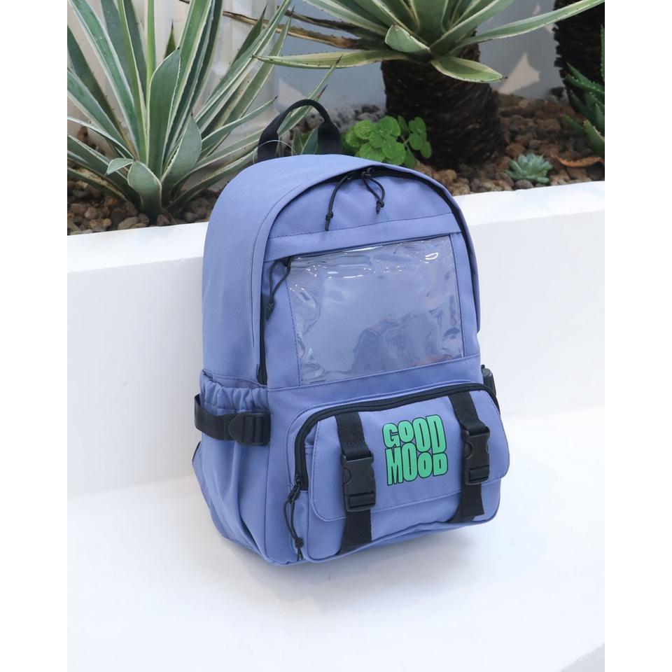 Balo học sinh Unisex, chất dù nhẹ bền, kiểu dáng teen - BOM