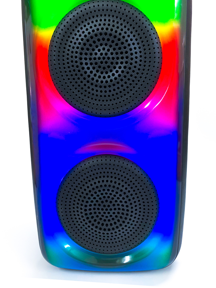 Loa Bluetooth MS-1761BT với đèn led RGB âm thanh bass mạnh tích hợp khe cắm thẻ nhớ, USB và có thể karaoke