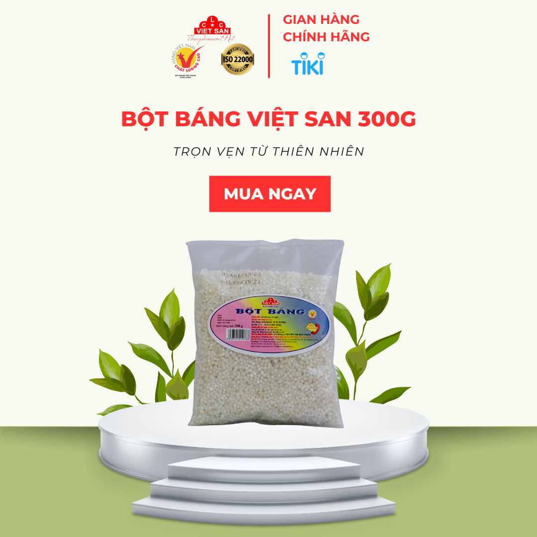 Bột Báng Việt San Nguyên Liệu Nấu Chè 300g