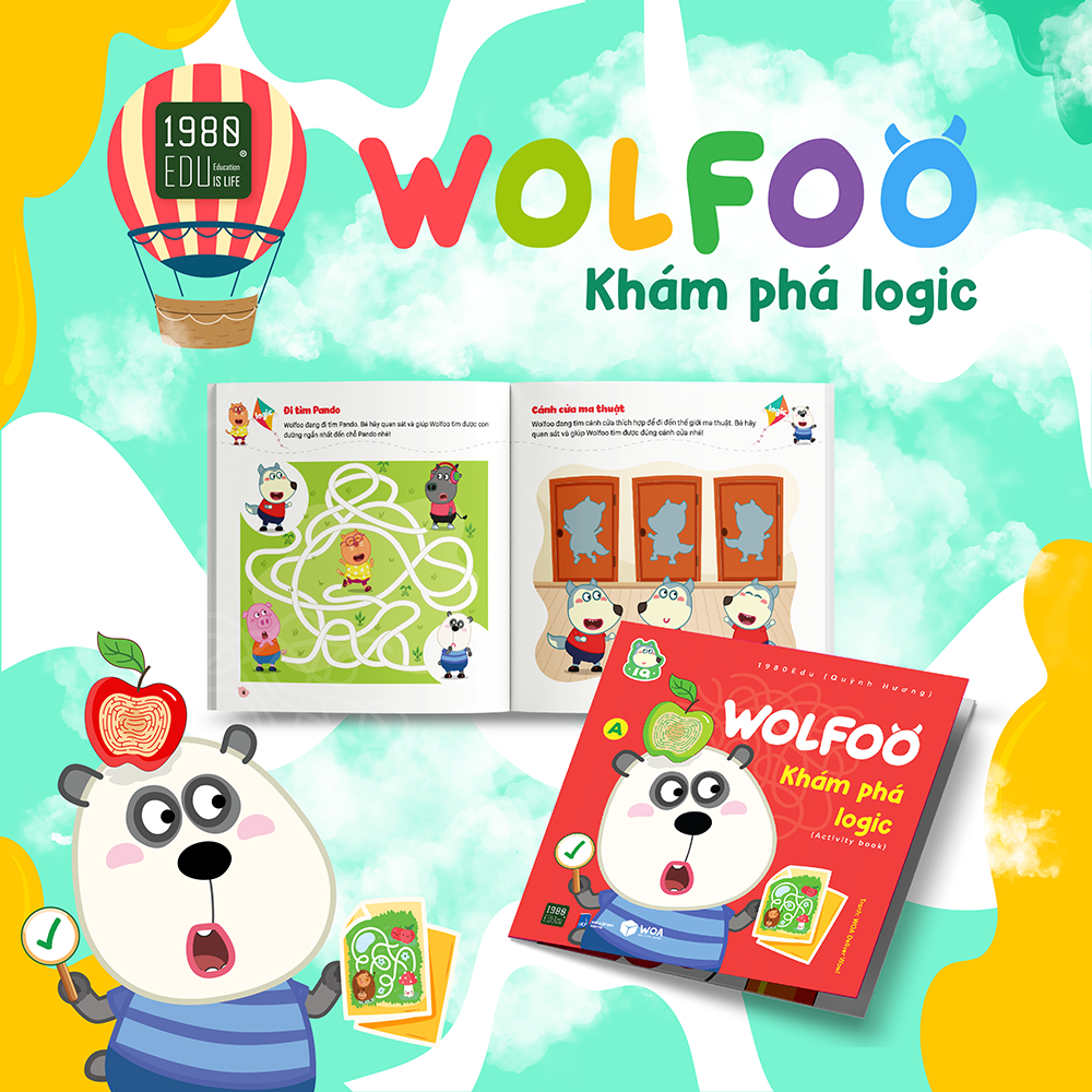 Sách Wolfoo Book - Wolfoo Khám Phá Logic
