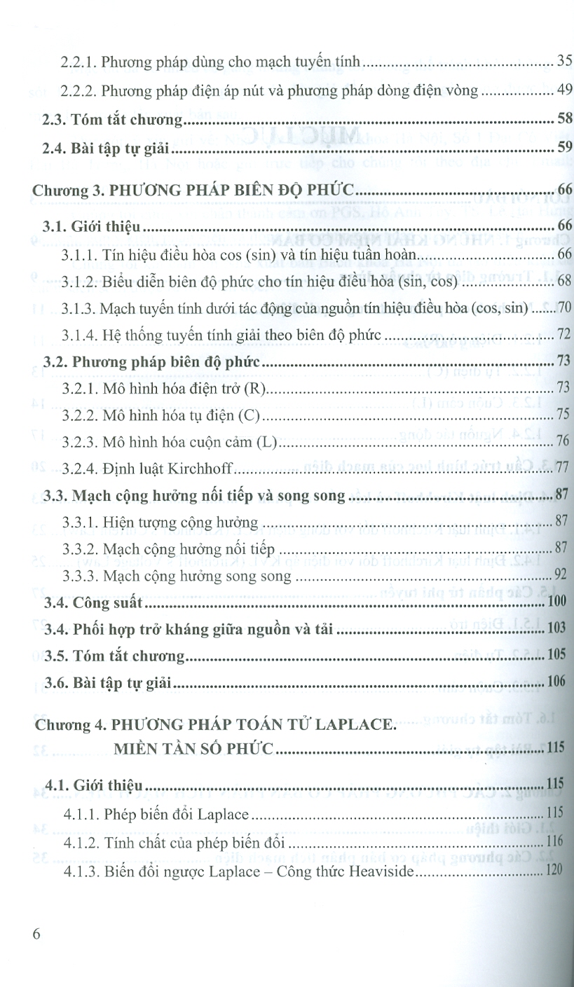 Bài giảng Lý Thuyết Mạch - Nguyễn Hữu Phát (Chủ biên), Đào Lê Thu Thảo - ảnh 7