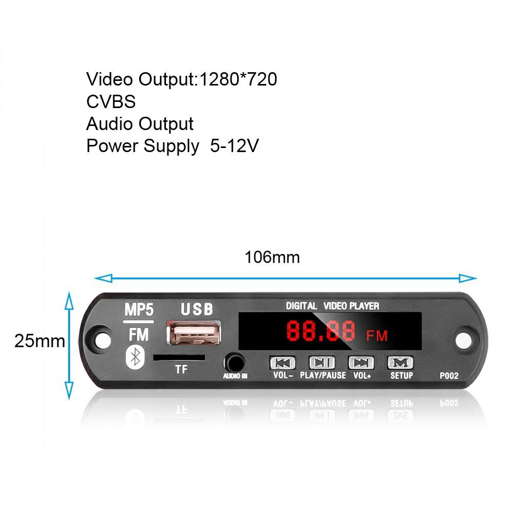 mạch bluetooth và mp5 video - bluetooth và video