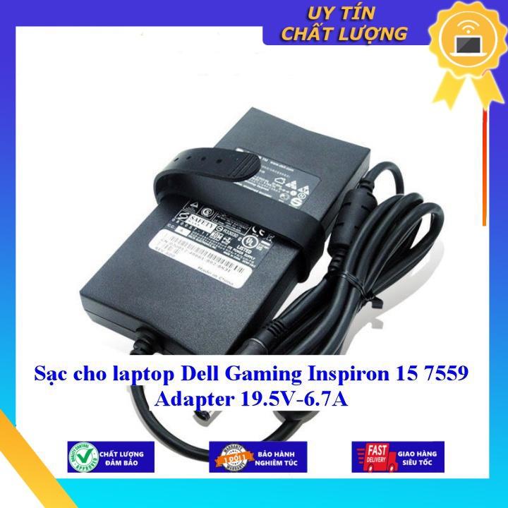 Sạc cho laptop Dell Gaming Inspiron 15 7559 Adapter 19.5V-6.7A - Hàng Nhập Khẩu New Seal