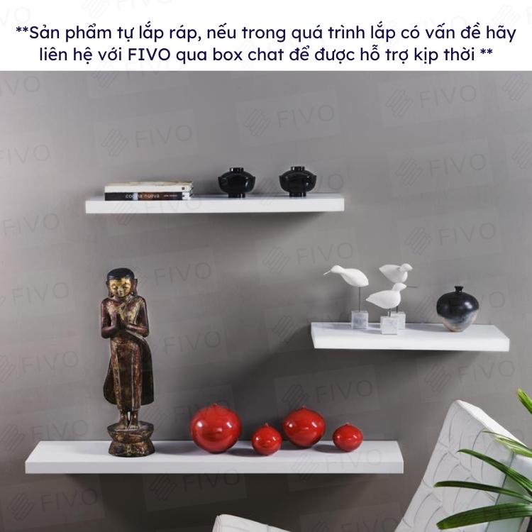 Kệ Treo Tường Trang Trí MDF Lõi Xanh Chống Ẩm FIVO FB41 Tiện Dụng Dễ Dàng Gắn Tường - Hàng Chính Hãng