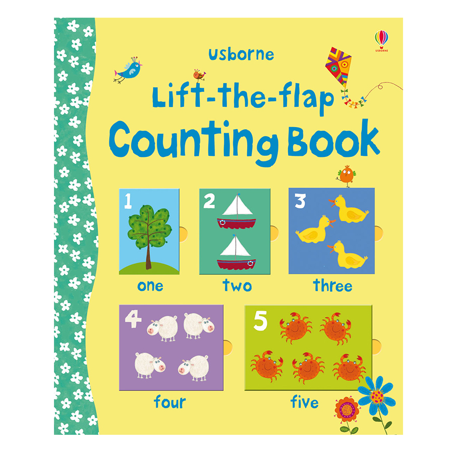 Sách tương tác tiếng Anh - Usborne Lift-The-Flap Counting Book