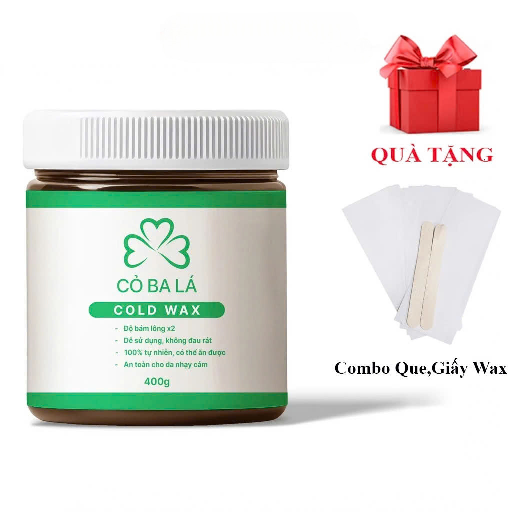 Sáp wax triệt lông shiny An Lành tặng kèm 40 giấy và que wax, sáp wax lông shiny ,wax lông Tẩy Lông