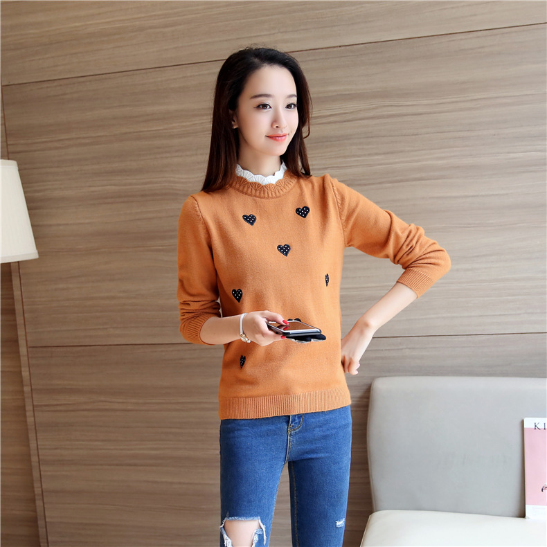 Áo len màu cam xinh xinh Haint Boutique HBl52