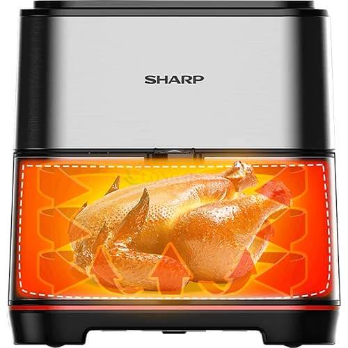 Nồi chiên không dầu điện tử Sharp 5 lít KF-AF50EV-ST - Hàng chính hãng