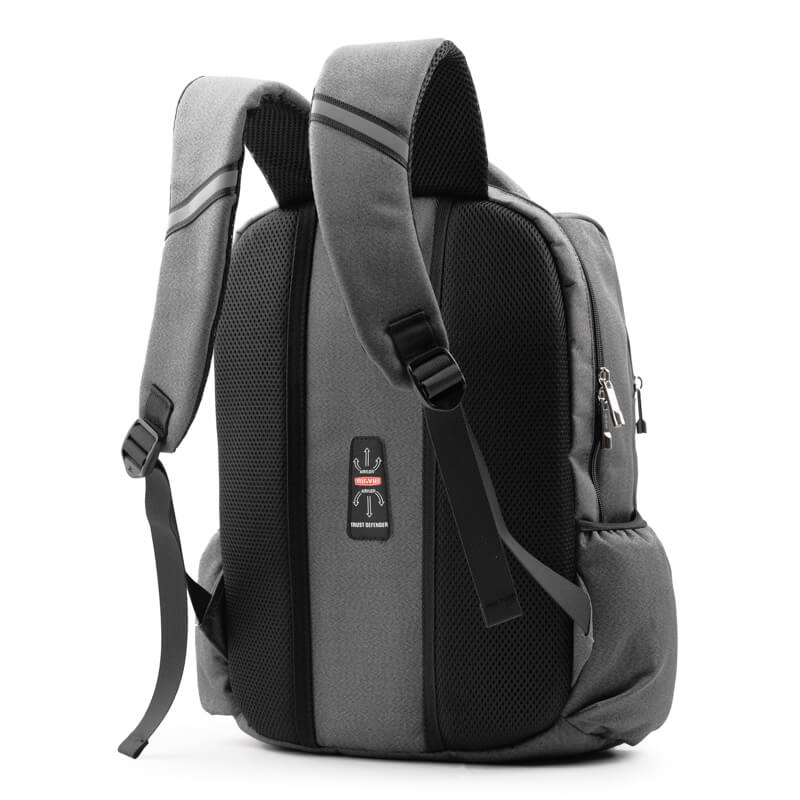 Balo laptop Mr Vui BLLT906 dành cho đi học và đi làm, ngăn laptop 14 inch