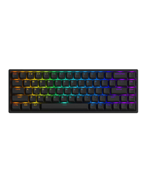 Bàn phím cơ AKKO 3068 v2 RGB – Black/White (Foam tiêu âm / Hotswap / AKKO CS Jelly switch) - Hàng chính hãng