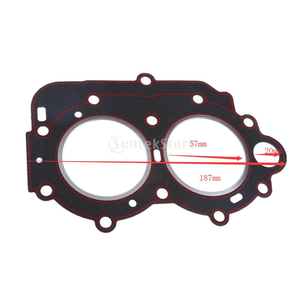 5xCylinder Head Gasket for 2-Stroke 9.9hp 15hp 18hp Outboard Engine