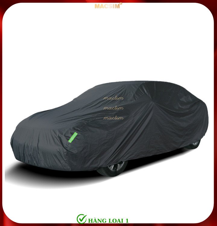 Bạt phủ ô tô Honda CRV thương hiệu Macsim sử dụng trong nhà và ngoài trời chất liệu Polyester - màu đen