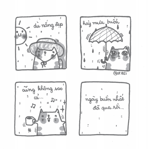 Mặt Trời Màu Đỏ, Mây Thì Màu Xanh, Còn Em Nhớ Anh - Tặng Kèm Bookmark + 3 Postcard