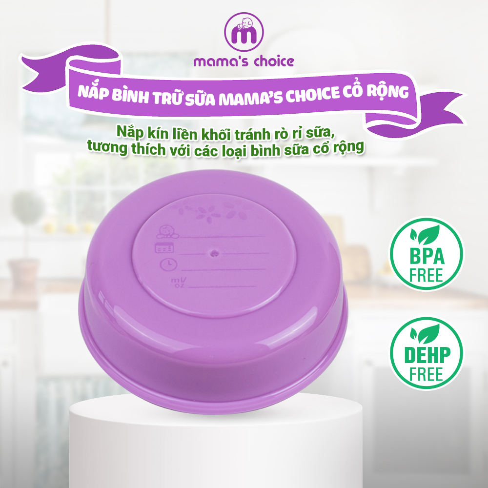 Nắp Bình Sữa Mama's Choice, Tương Thích Với Bình Trữ Medela, Spectra, Avent, Unimom, Rozabi, Cimilre, Fatz, Ameda, Dr. Brown, Real Bubee,BioHealth