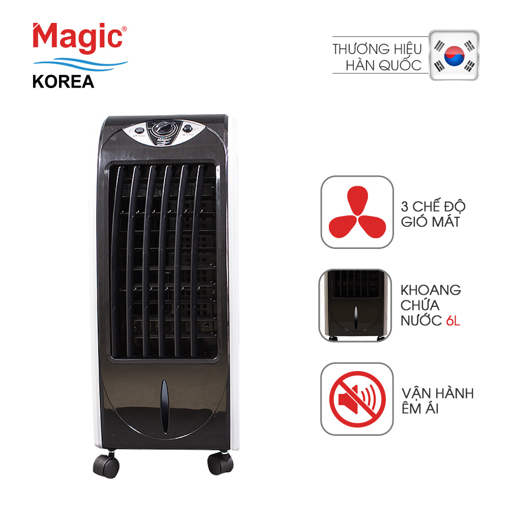 Quạt Hơi Lạnh Magic A-48 (95W) - Đen - Hàng Chính Hãng