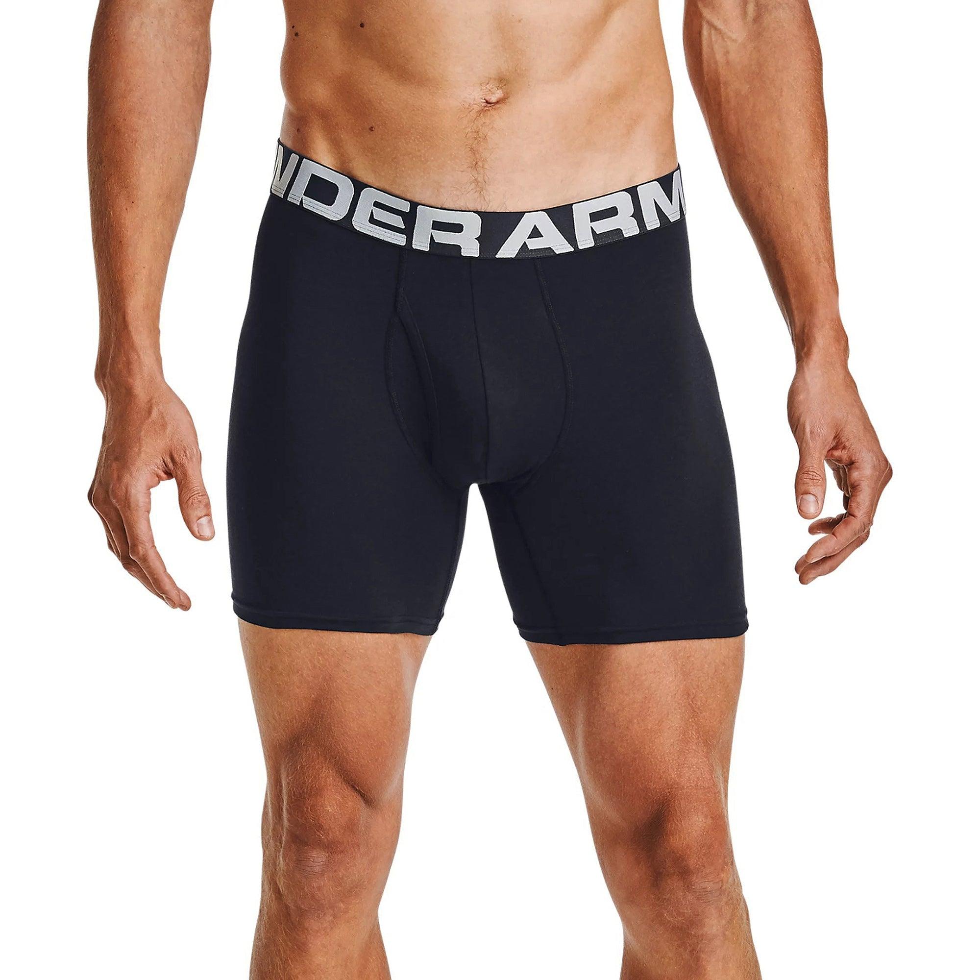 Quần lót nam Under Armour Charged Cotton 6&quot; Boxerjock 3 Pack - 1363617