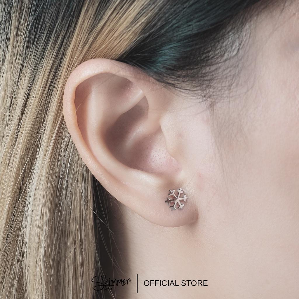 Bông tai bạc 925 - Outlet 8 - Quà Tặng Ý Nghĩa- Shimmer Silver