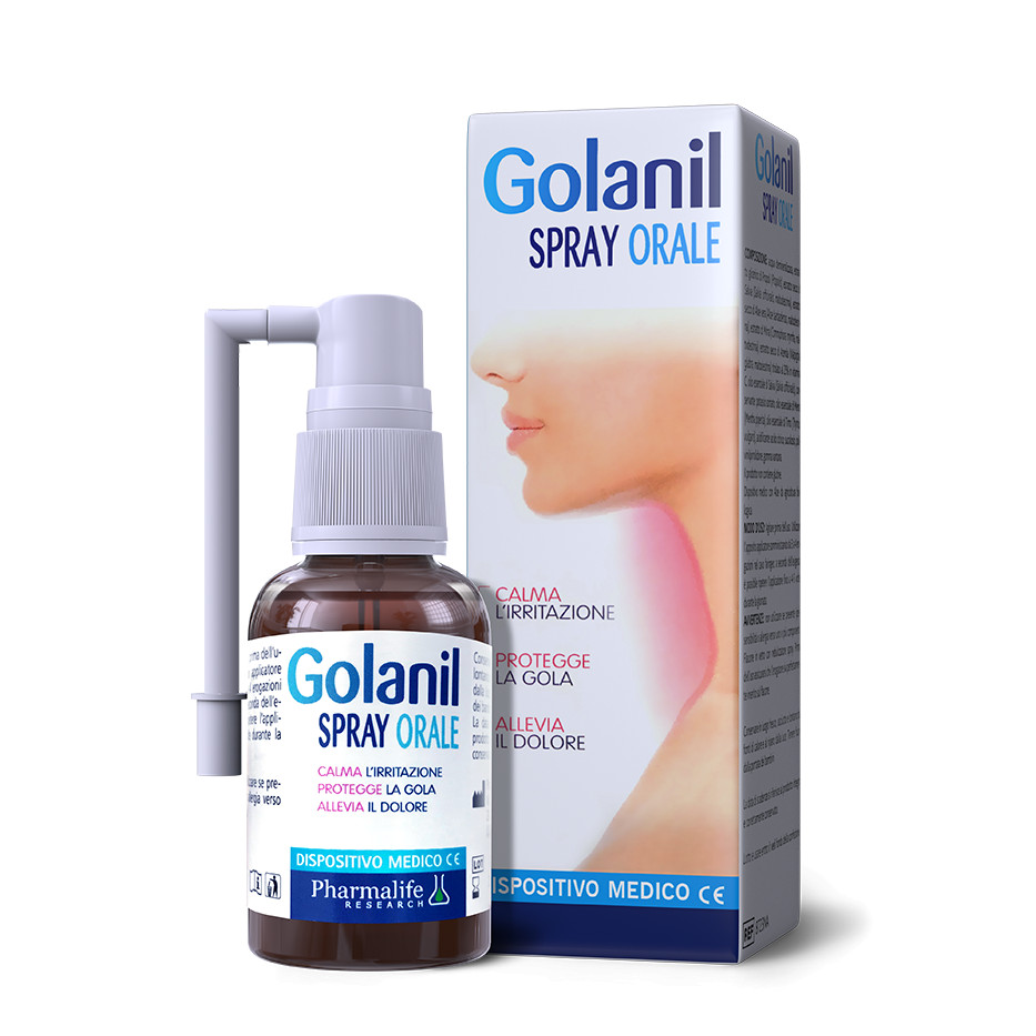 GOLANIL ORALE SPRAY – XỊT HỌNG TỪ THẢO DƯỢC CHUẨN HÓA CHÂU ÂU GIÚP GIẢM HO – THÔNG HỌNG TỨC THÌ (30ML)