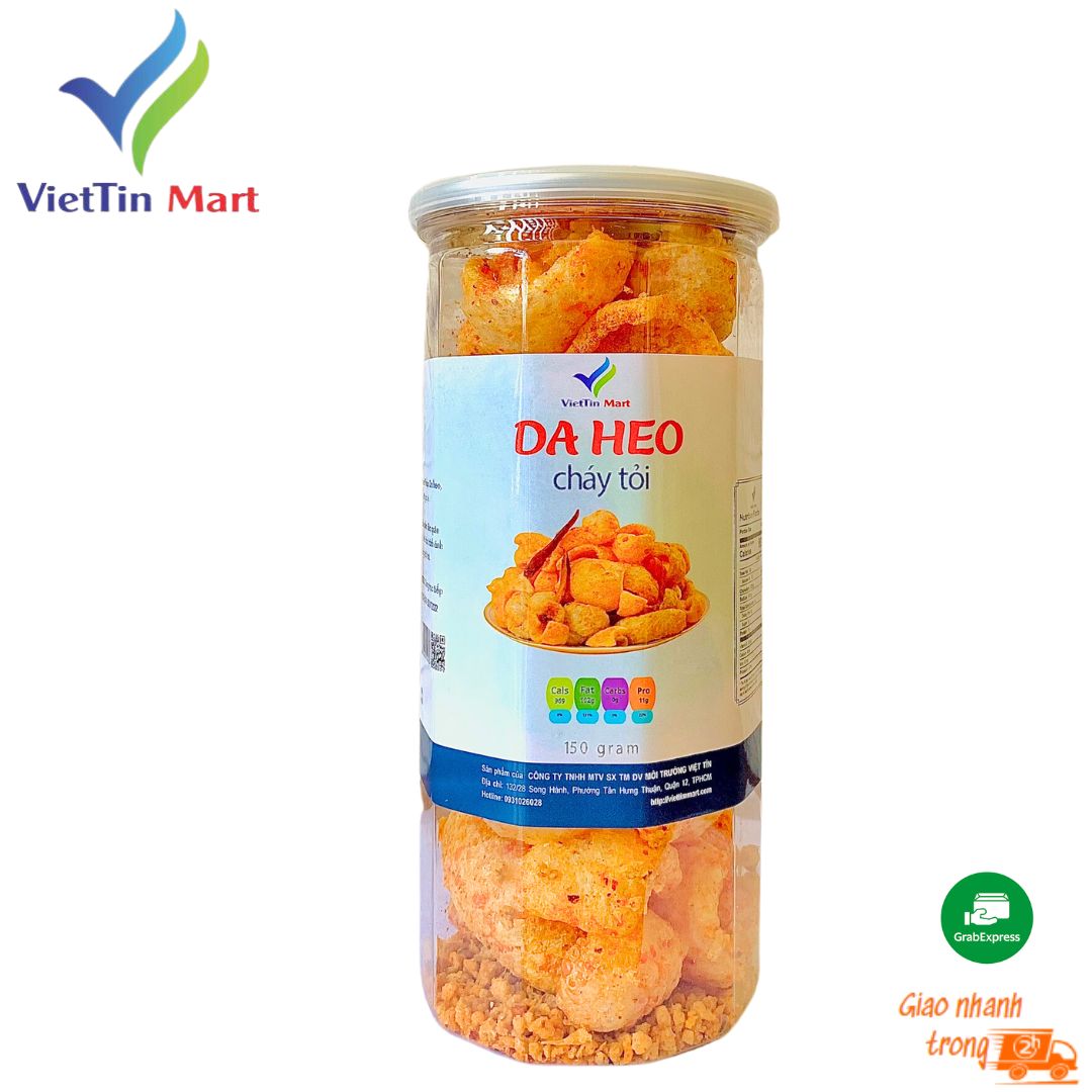Da Heo Cháy Tỏi Giòn Ngon VIETTINMART 150G