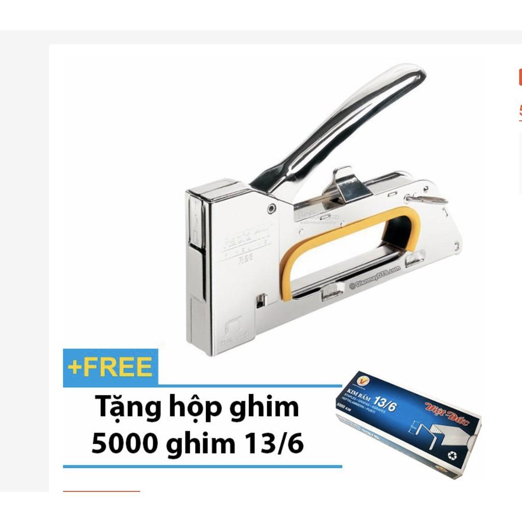 Súng bắn ghim cầm tay Rapid R23 - Máy bắn đinh ghim Thụy Điển tặng kèm hộp ghim 13/6