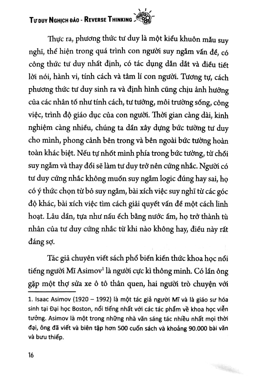 Tư Duy Nghịch Đảo - Reverse Thinking _ML