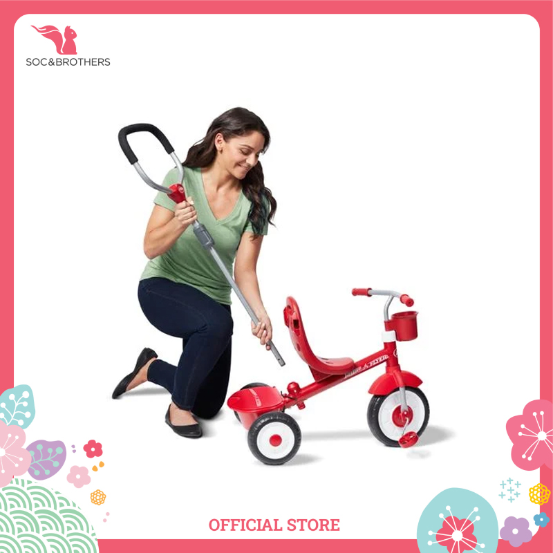 Xe đạp ba bánh trẻ em Radio Flyer 4 in 1 Stroll N Trike