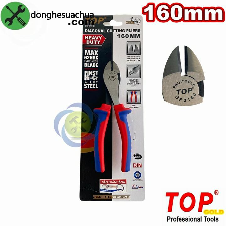 Kìm cắt TOP GOLD GP3160 loại 6inch dài 160mm