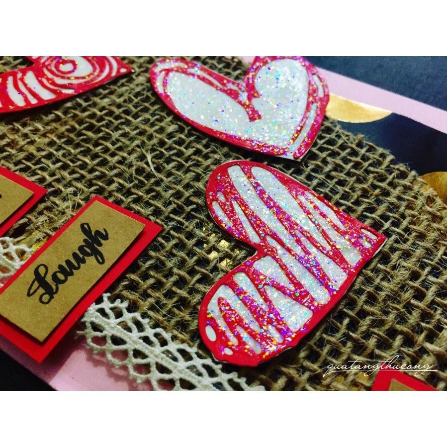 Thiệp Valentine tim