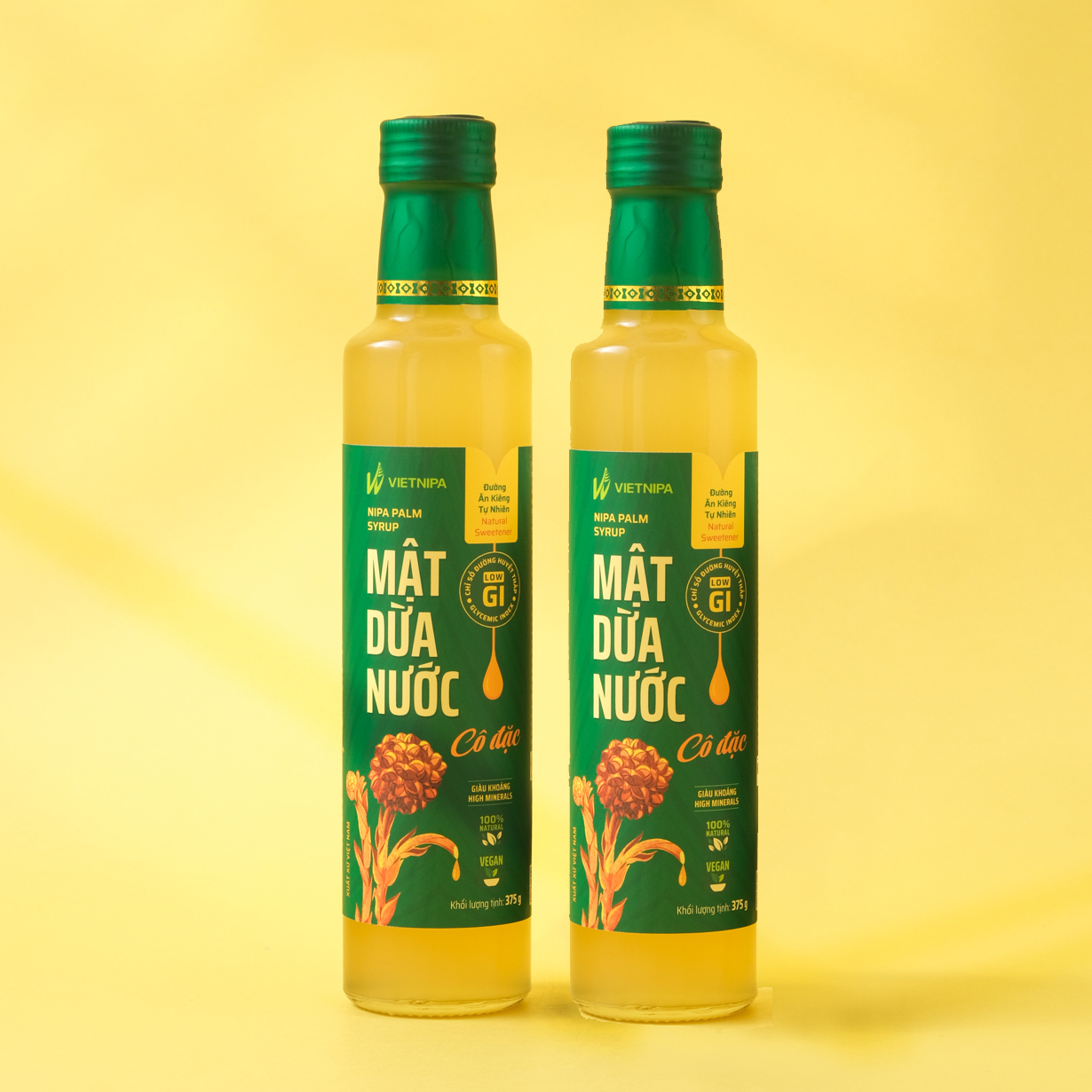 Mật Dừa Nước Cô Đặc Tự Nhiên 375g - Mật Dừa Nước Ông Sáu - Vietnipa - Đặc sản Cần Giờ