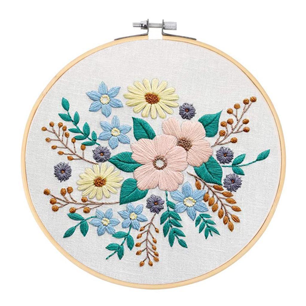 Handmade Cross Stitch Kit DIY Embroidery Sewing Tools Starter for Adult Beginner